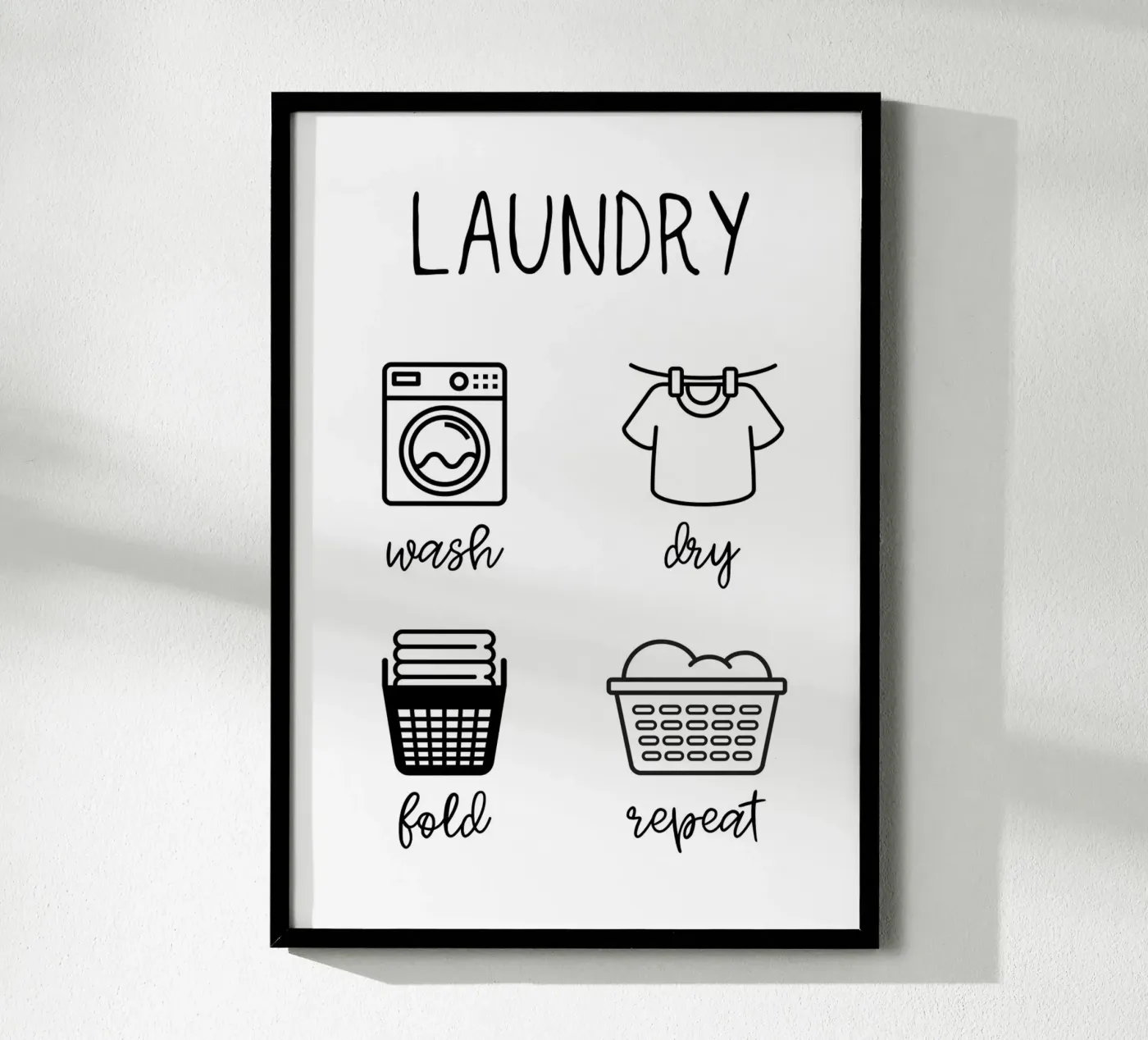Laundry poster da PinkCandyWalls