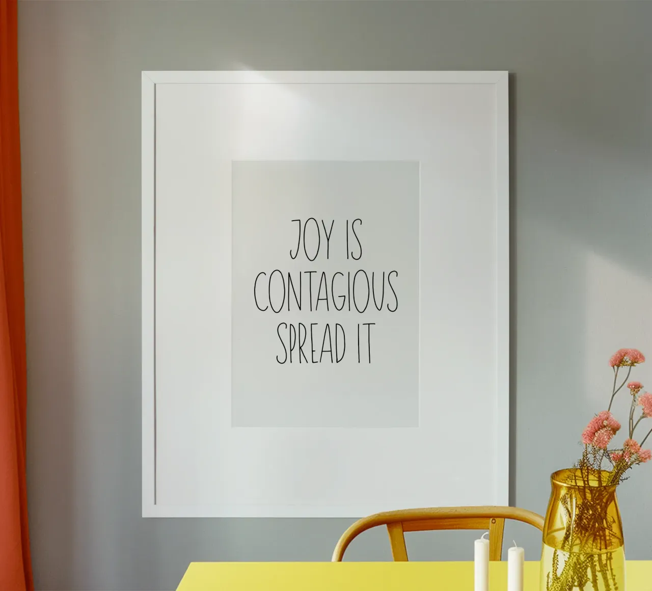 Joy poster by PinkCandyWalls