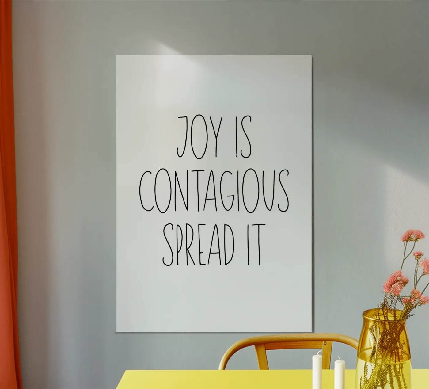 Joy poster de PinkCandyWalls