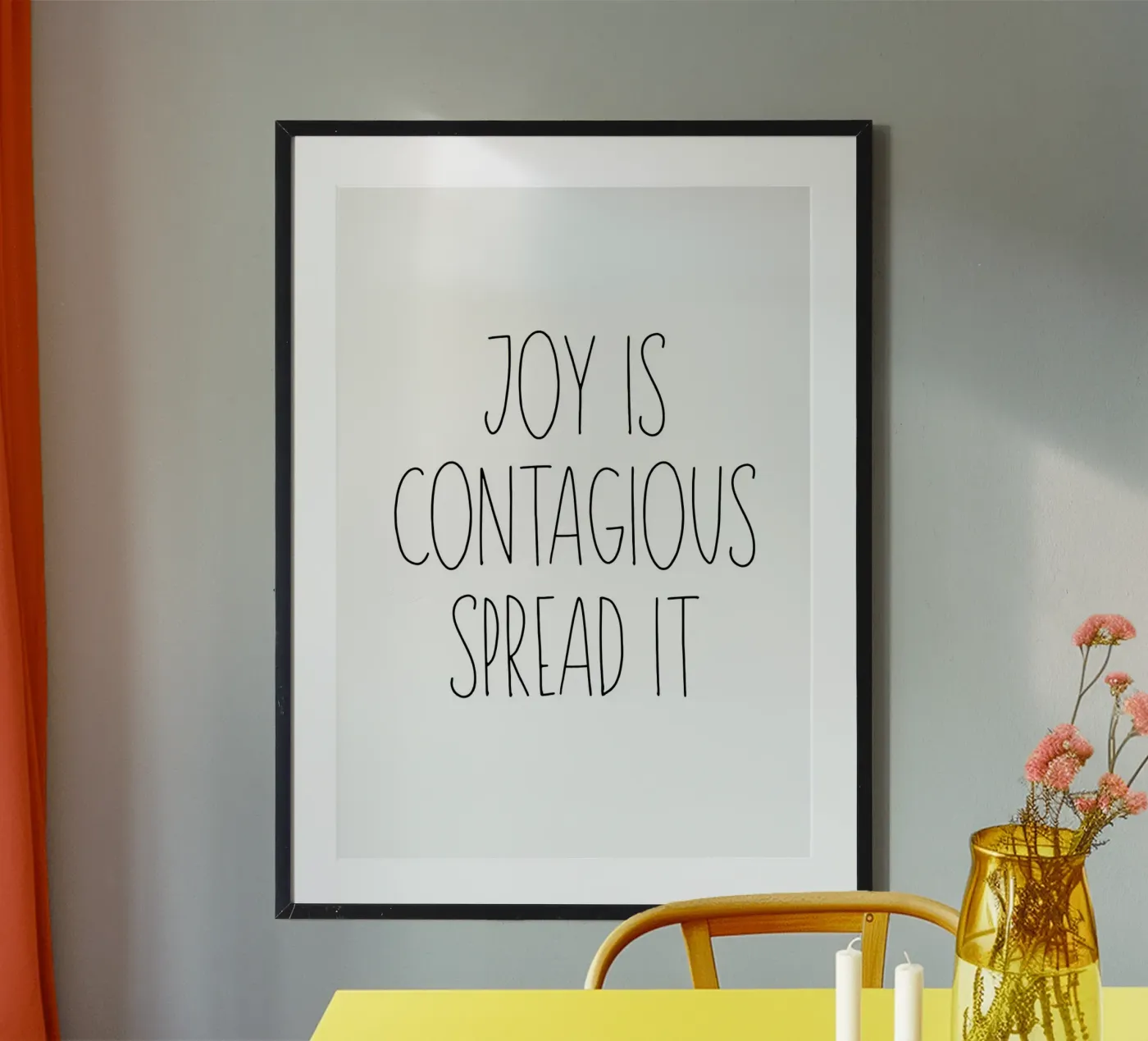 Joy poster de PinkCandyWalls