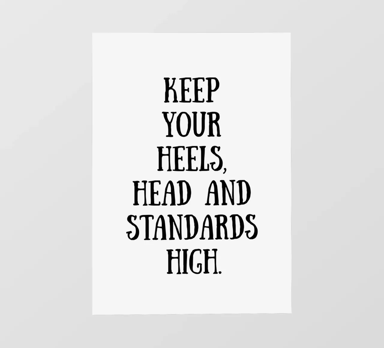 Keep it high telo in pvc da PinkCandyWalls