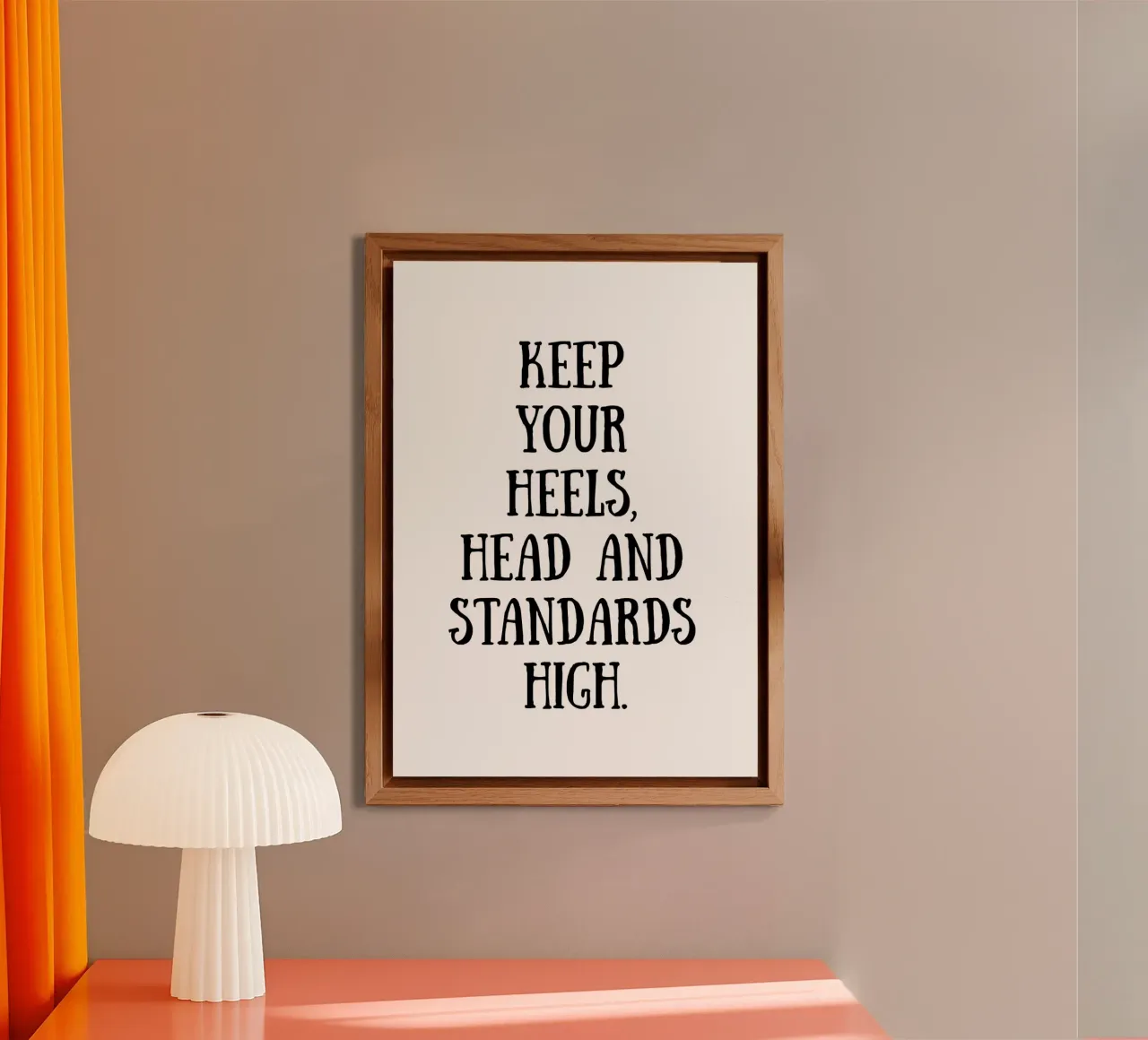 Keep it high alluminio dibond da PinkCandyWalls