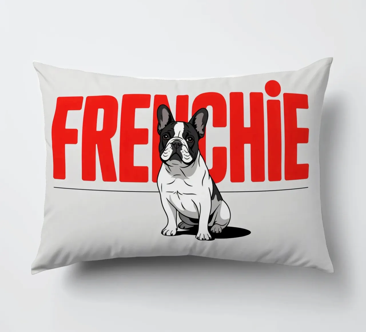 Frenchie - Bulldog francese stilizzato cuscino da Plain Thoughts