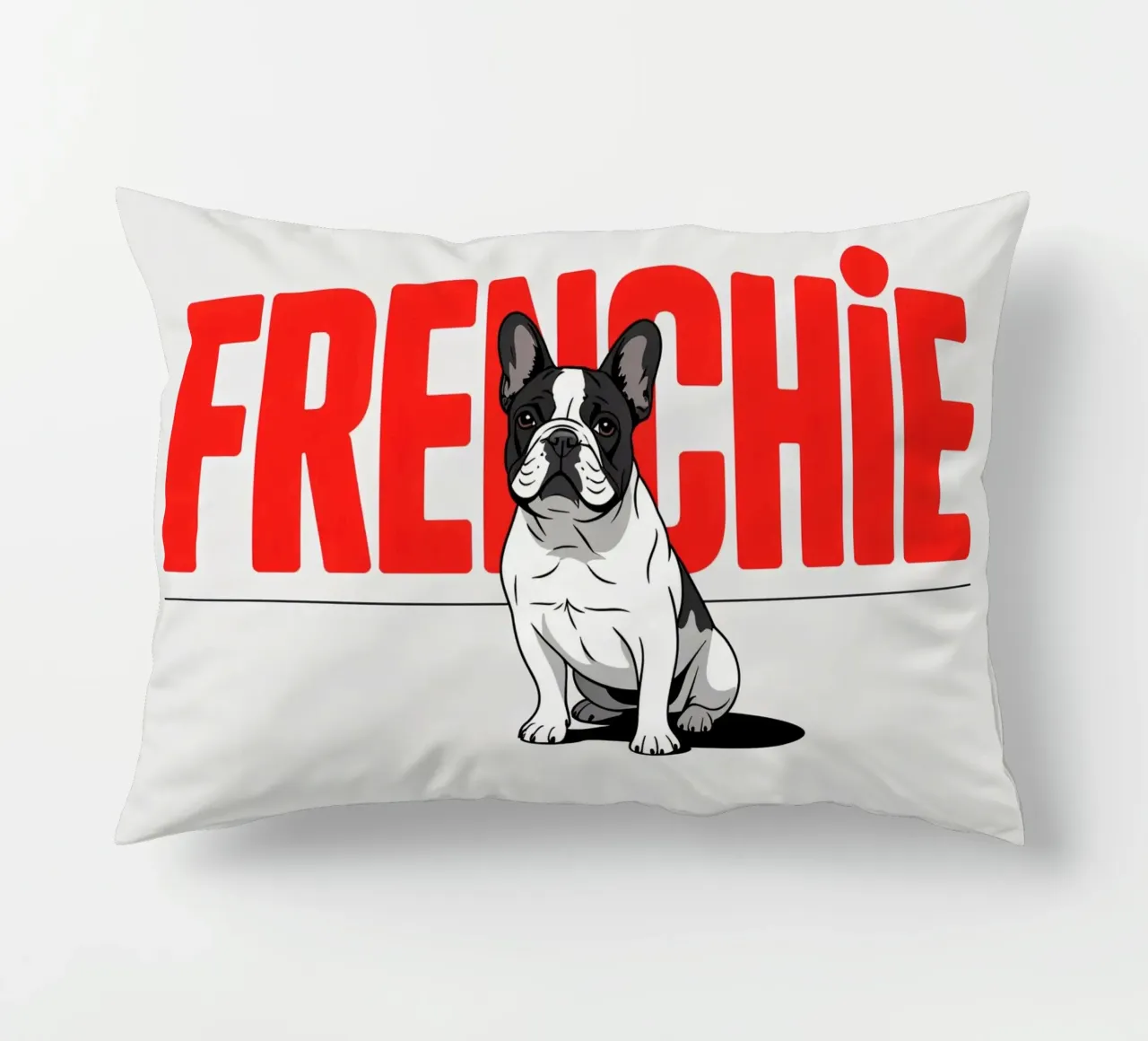 Frenchie - Bulldog francese stilizzato cuscino da Plain Thoughts
