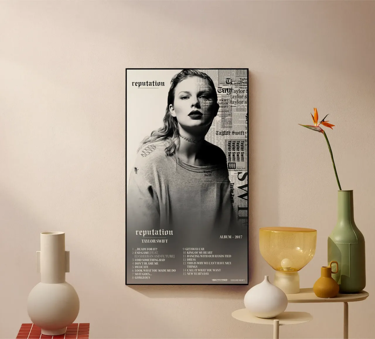 Taylor Swift Reputation plexiglass da Kuromi Dancuks