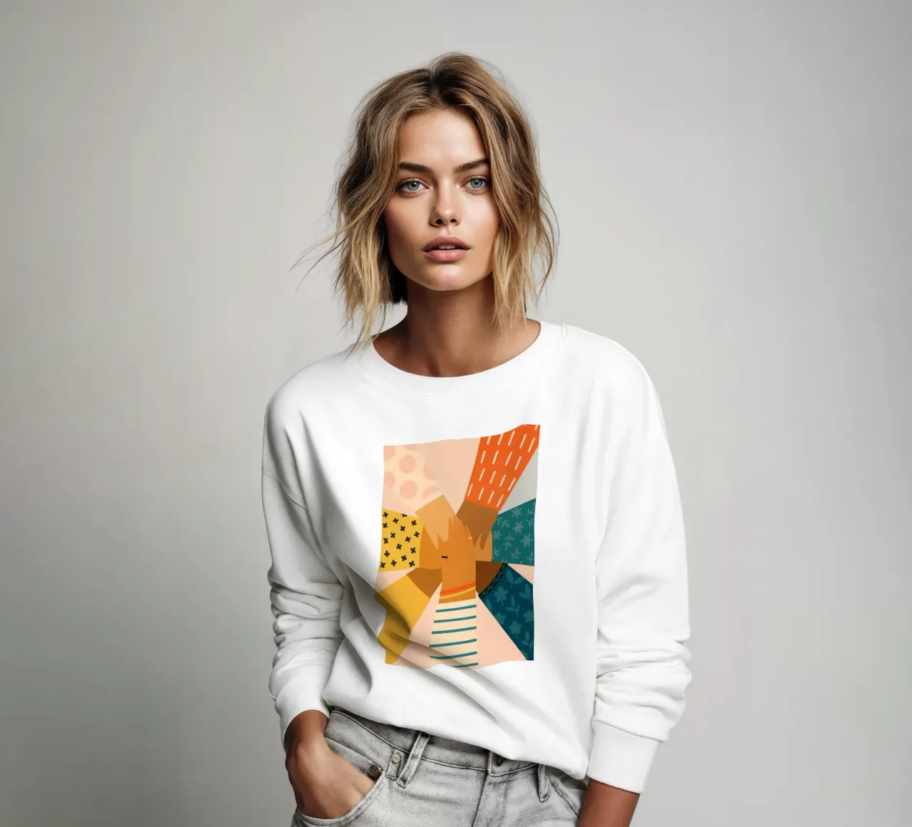 Hands Together felpa da PurePeachStudio