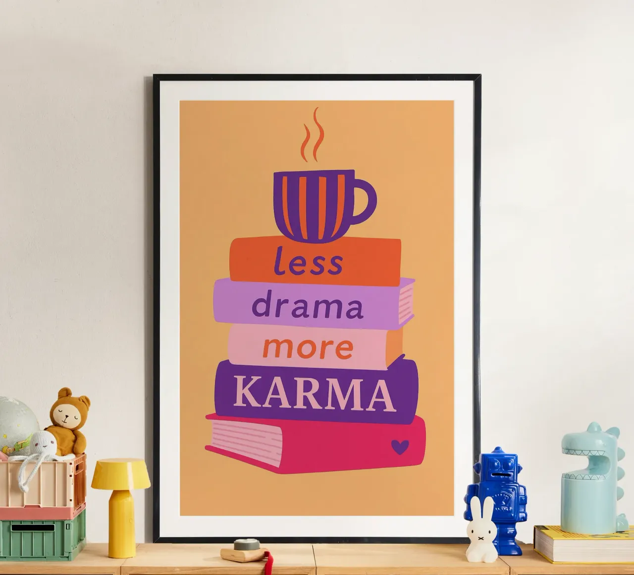 Books poster da PurePeachStudio