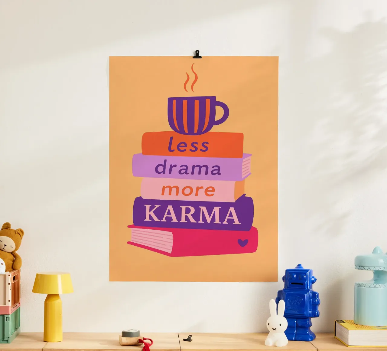 Books poster da PurePeachStudio