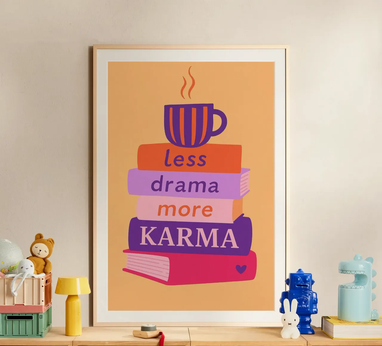 Books poster da PurePeachStudio