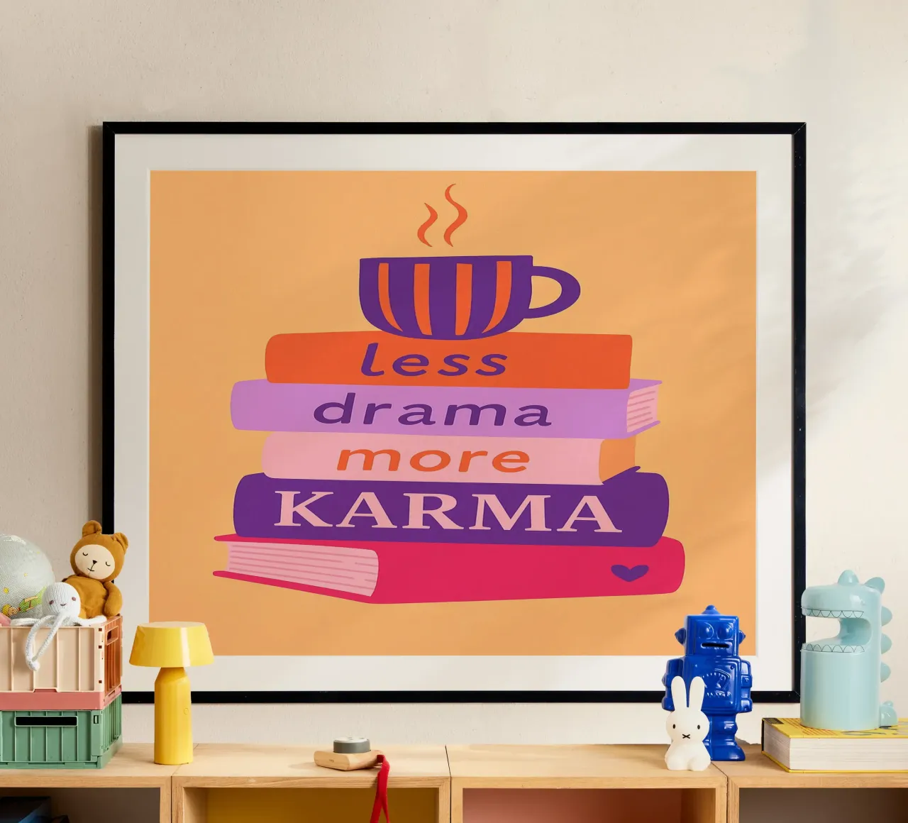 Books poster da PurePeachStudio