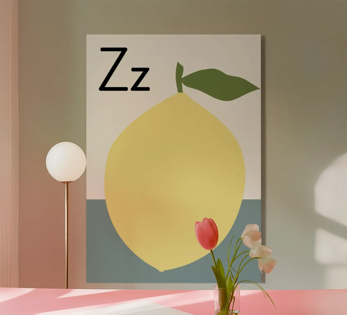 Zitrone acryl van PurePeachStudio