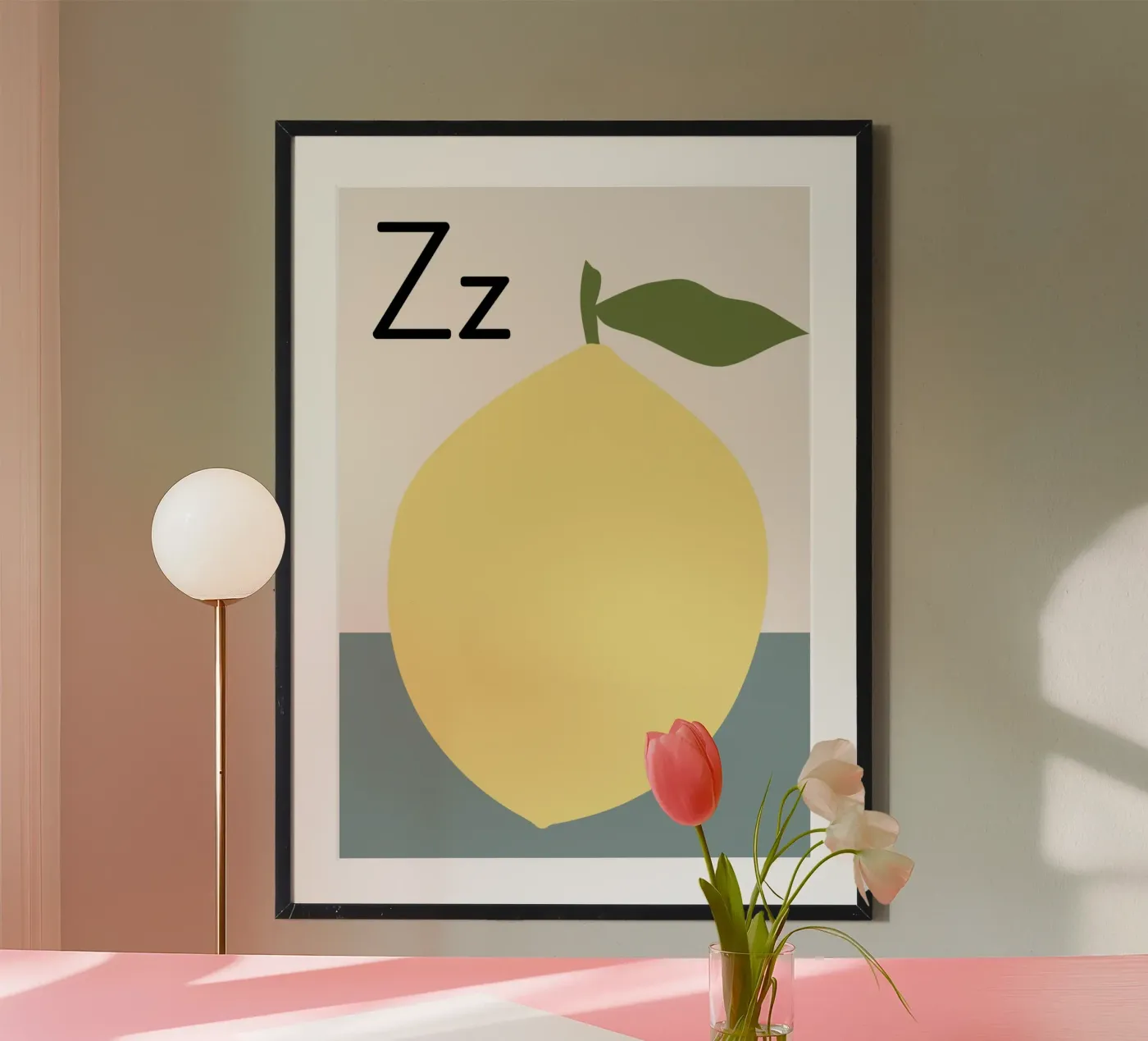 Zitrone poster de PurePeachStudio