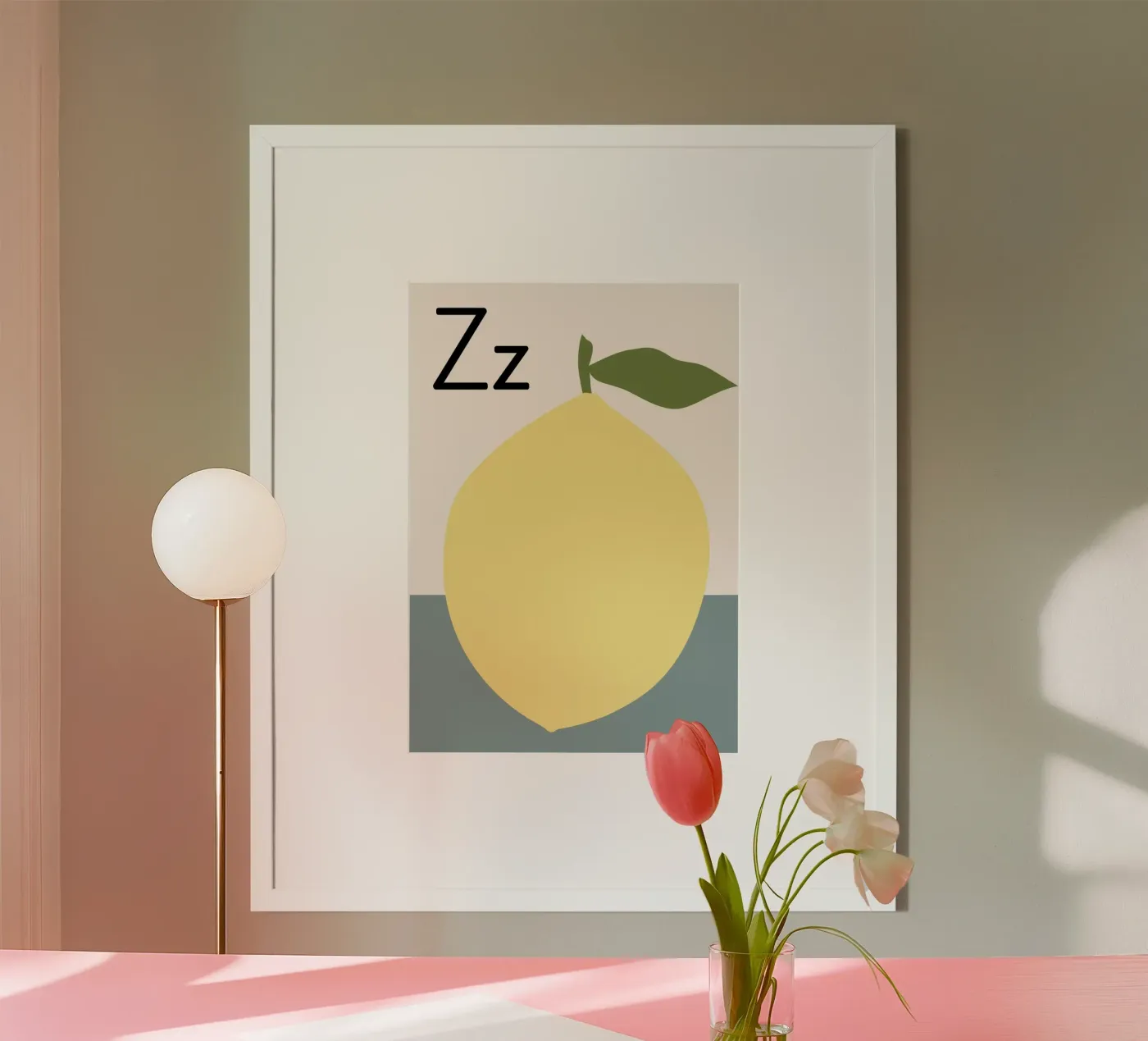 Zitrone poster de PurePeachStudio