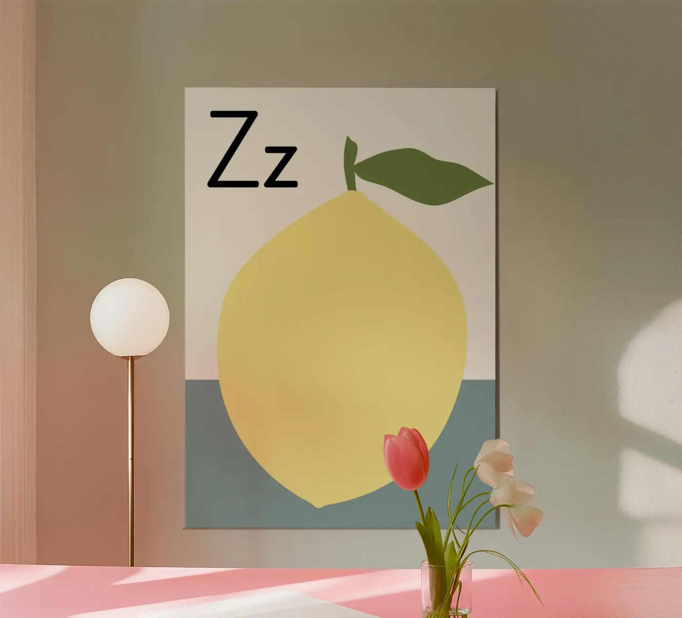 Zitrone poster de PurePeachStudio