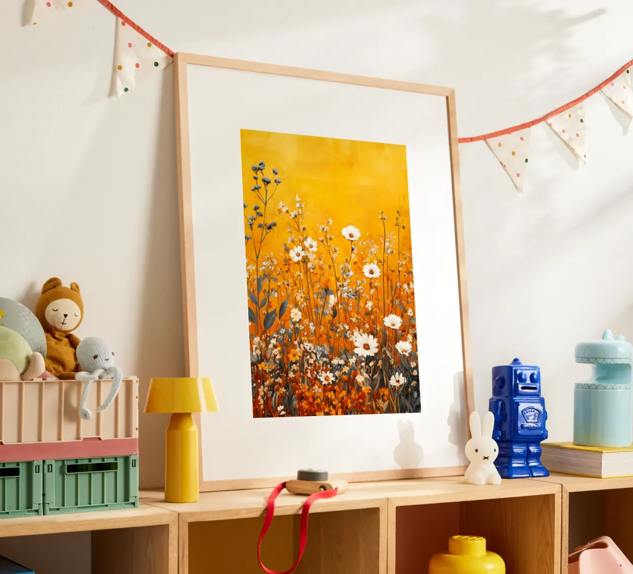 Spring meadow poster da Justyna Jaszke JBJart