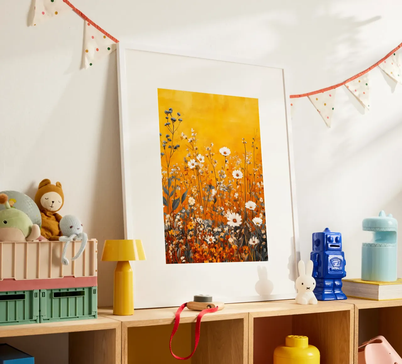 Spring meadow poster da Justyna Jaszke JBJart