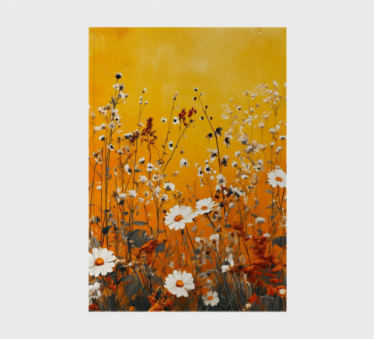 Prairie jaune carnet de notes de Justyna Jaszke JBJart