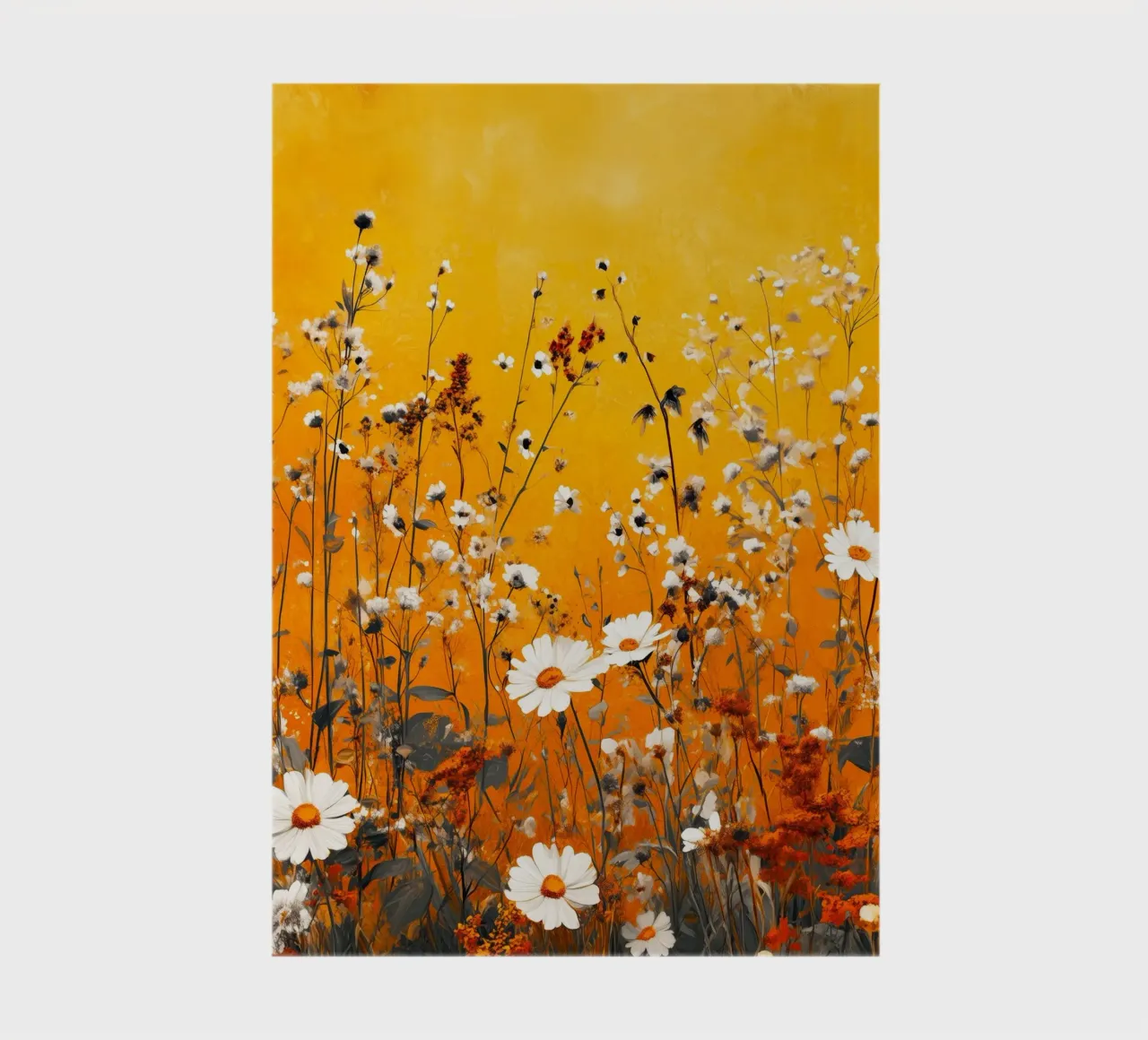 Prairie jaune carnet de notes de Justyna Jaszke JBJart