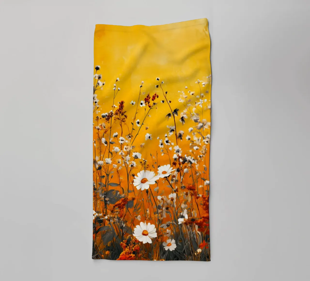 Prairie jaune serviette de bain de Justyna Jaszke JBJart