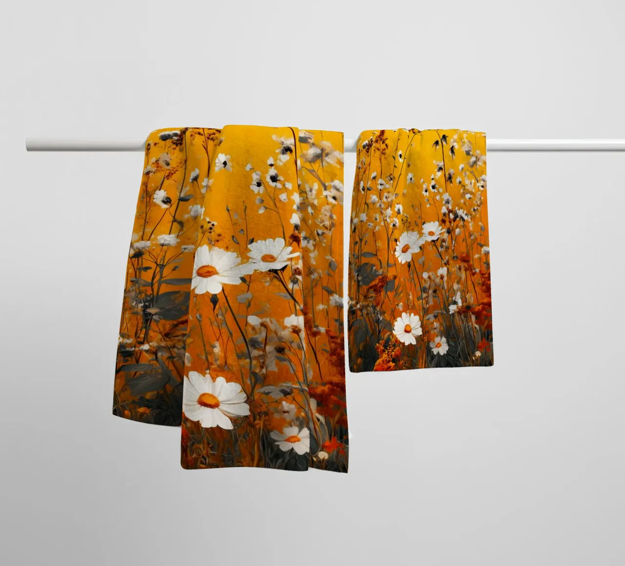 Prairie jaune serviette de bain de Justyna Jaszke JBJart