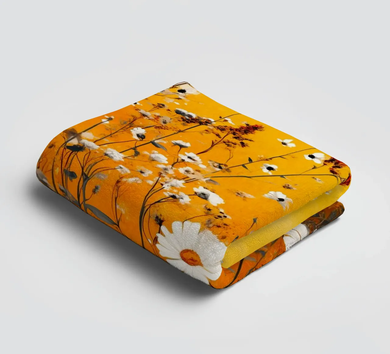 Prairie jaune serviette de bain de Justyna Jaszke JBJart