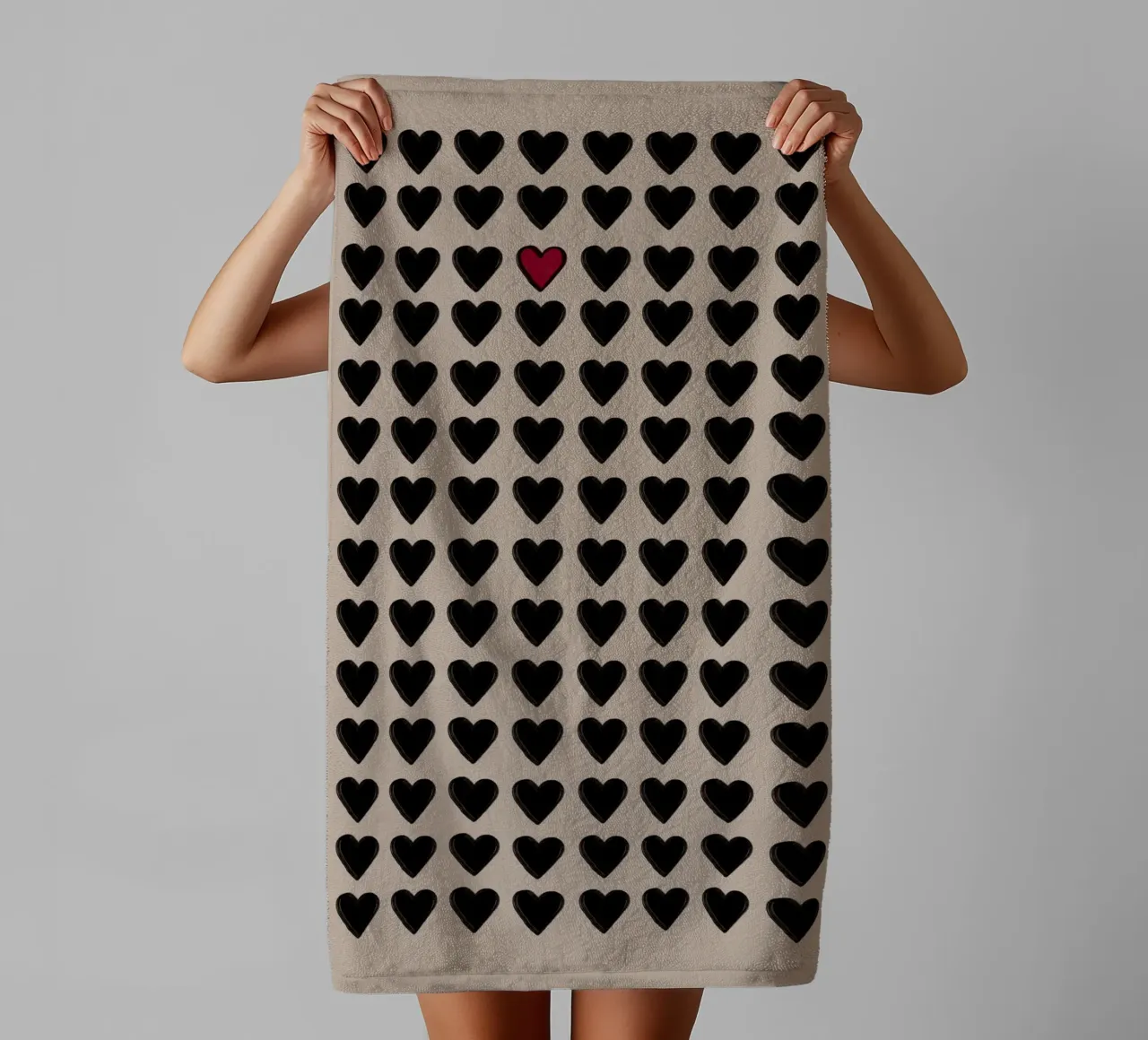 The Red Heart asciugamano da bagno da Marosie