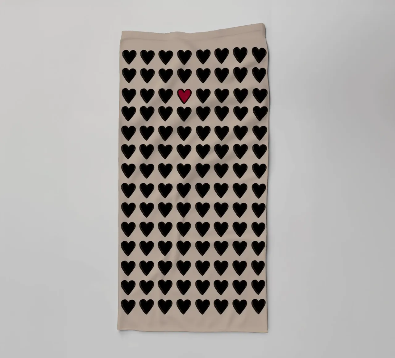 The Red Heart asciugamano da bagno da Marosie