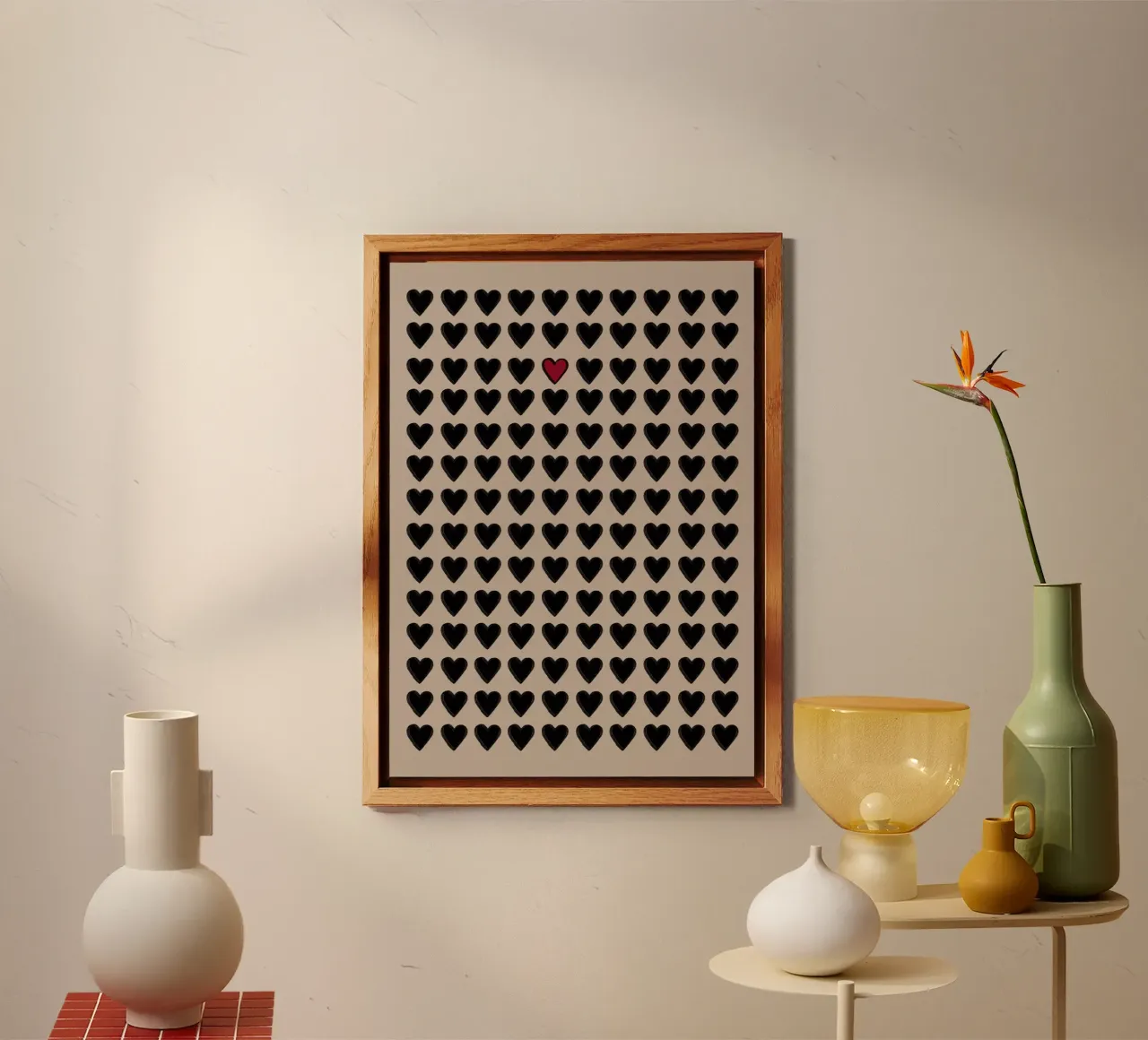 The Red Heart alluminio dibond da Marosie