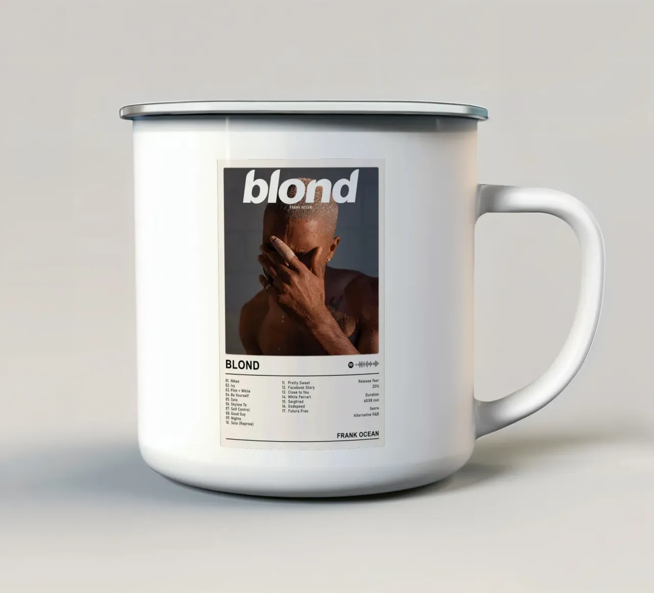 Biondo tazza in smalto da Booth Jordan