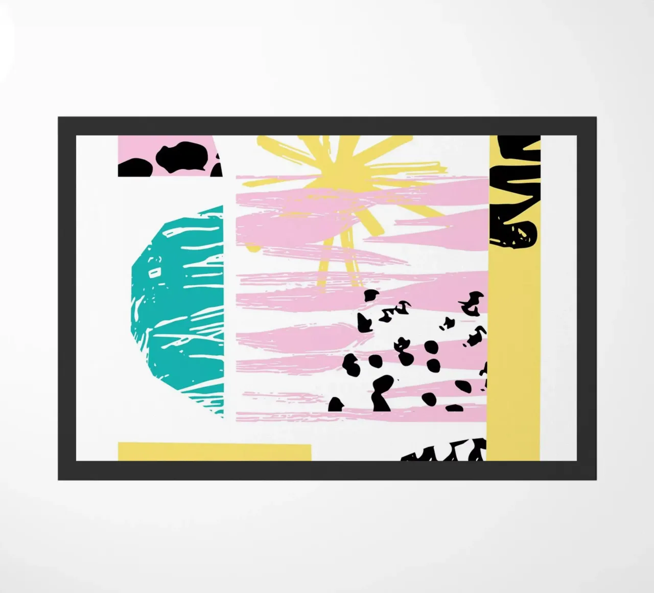 Zonnig deurmat van Kim Hubball Studio