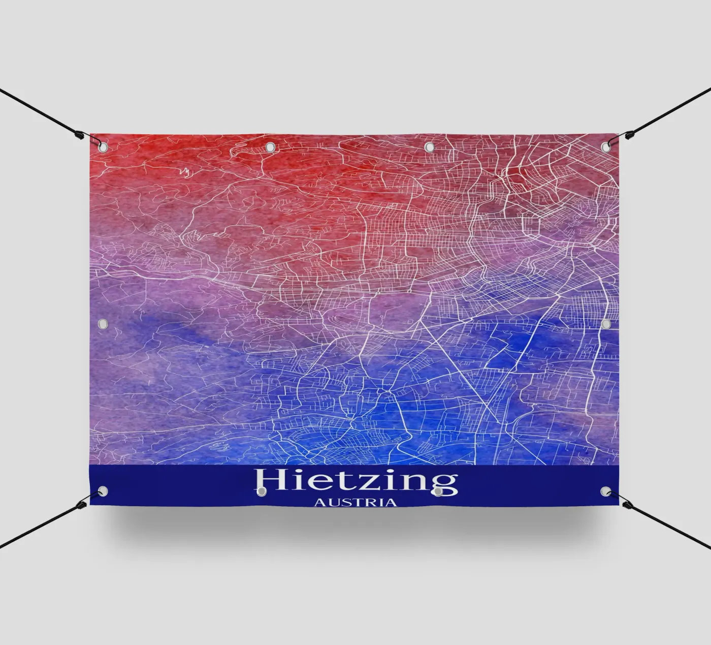 Hietzing AUSTRIA PVC Plane von WorldPrint