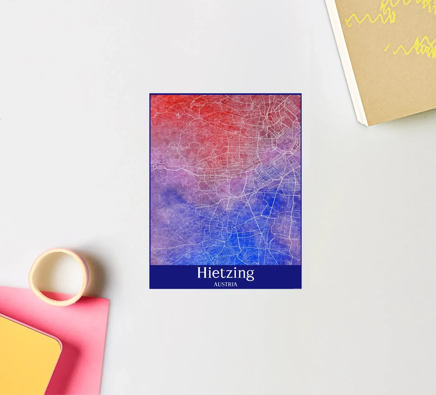 Hietzing AUSTRIA Sticker von WorldPrint