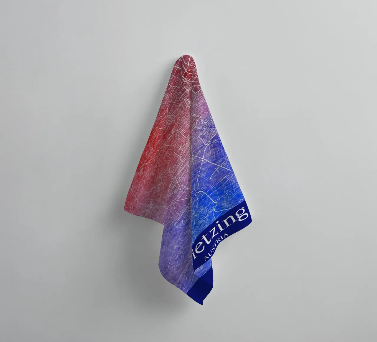 Hietzing AUSTRIA Handtuch von WorldPrint