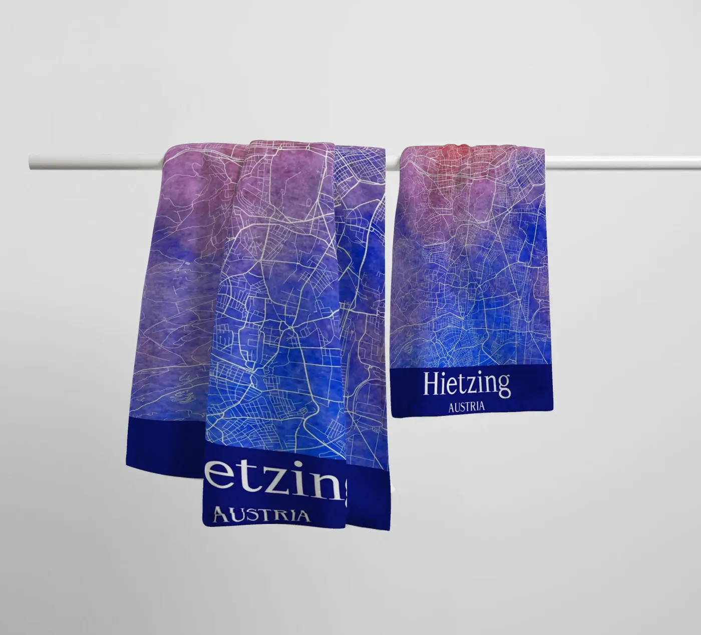 Hietzing AUSTRIA Handtuch von WorldPrint