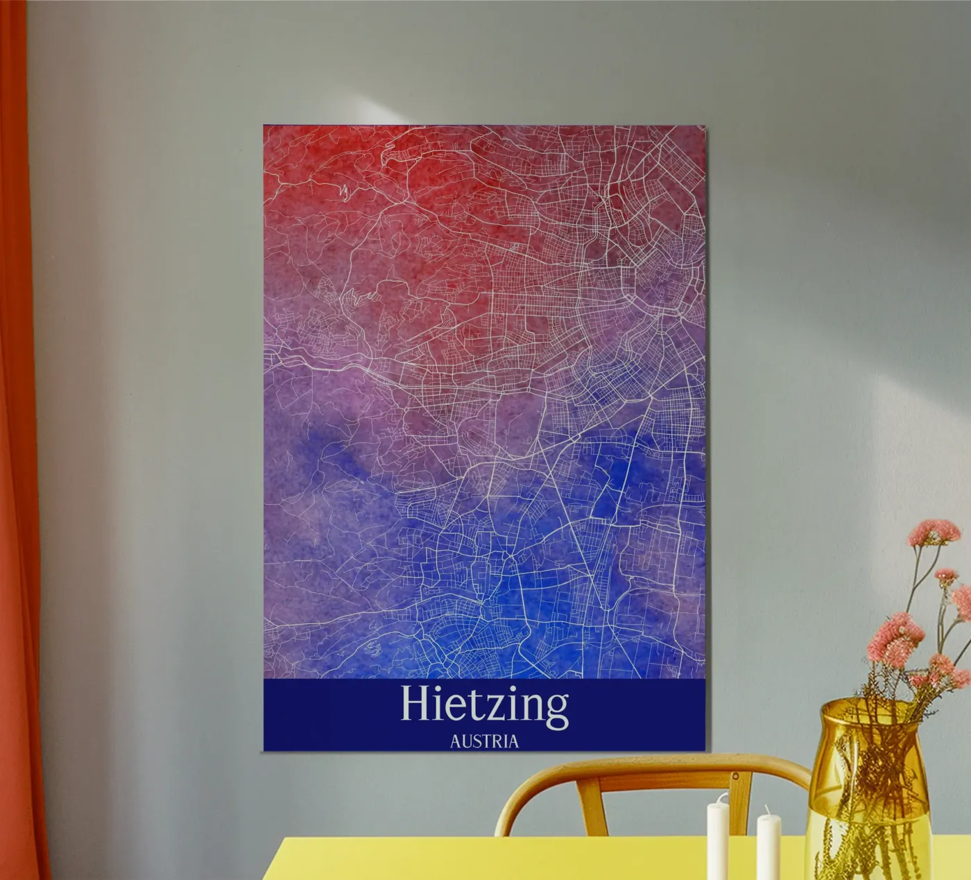 Hietzing AUSTRIA Poster von WorldPrint