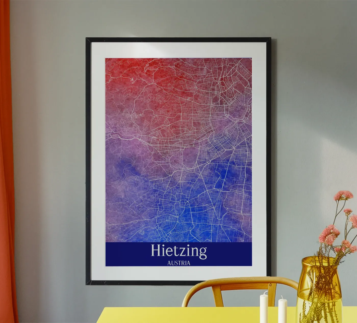 Hietzing AUSTRIA Poster von WorldPrint