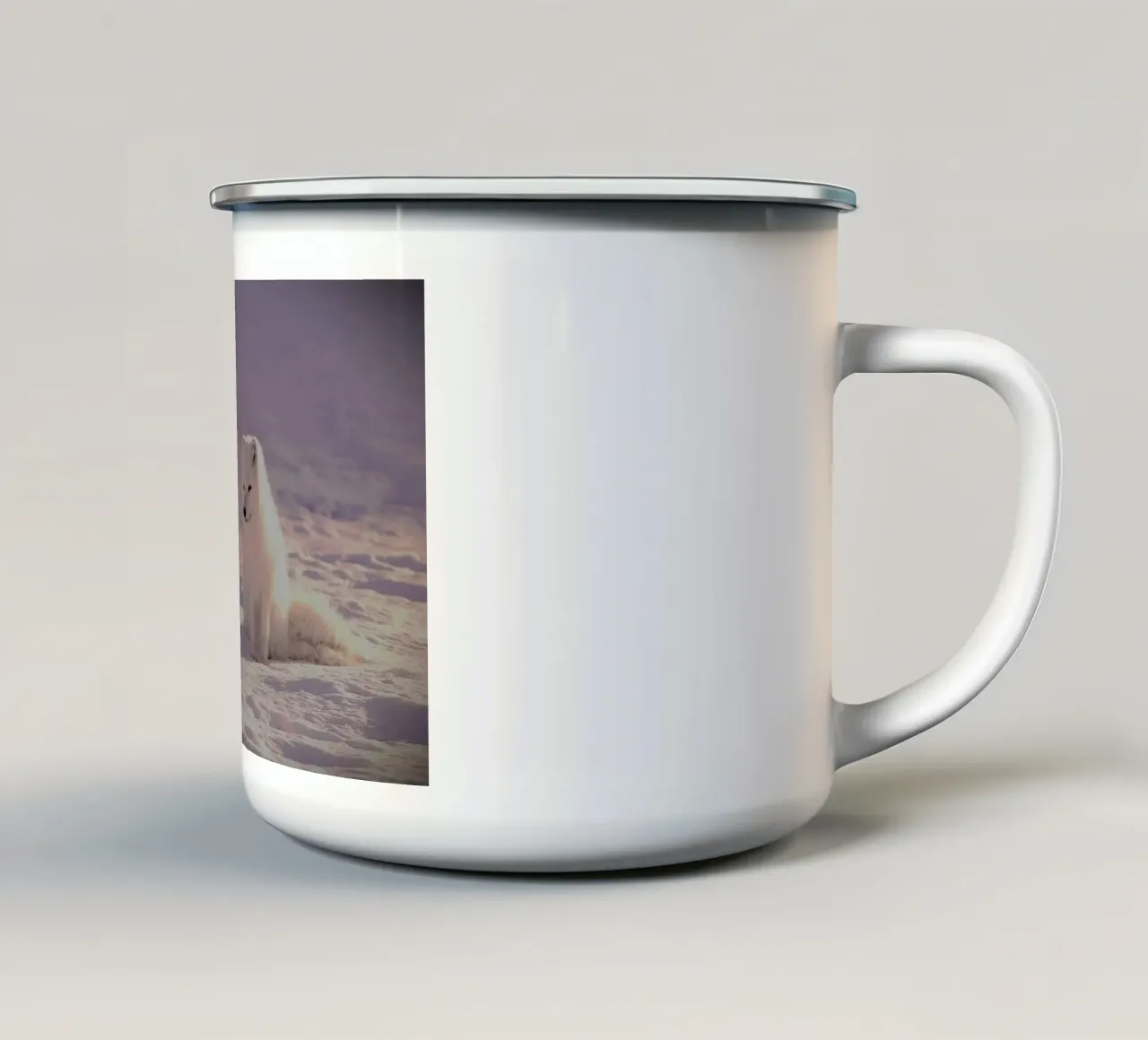 Piccolo ma grande cuore tazza in smalto da Nature's Palette