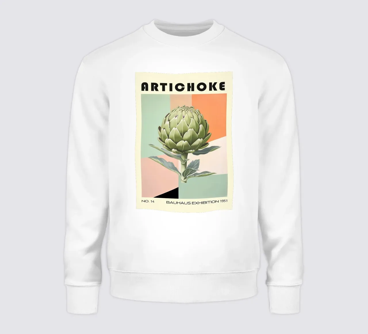Verdure Bauhaus ai carciofi felpa da kakaka