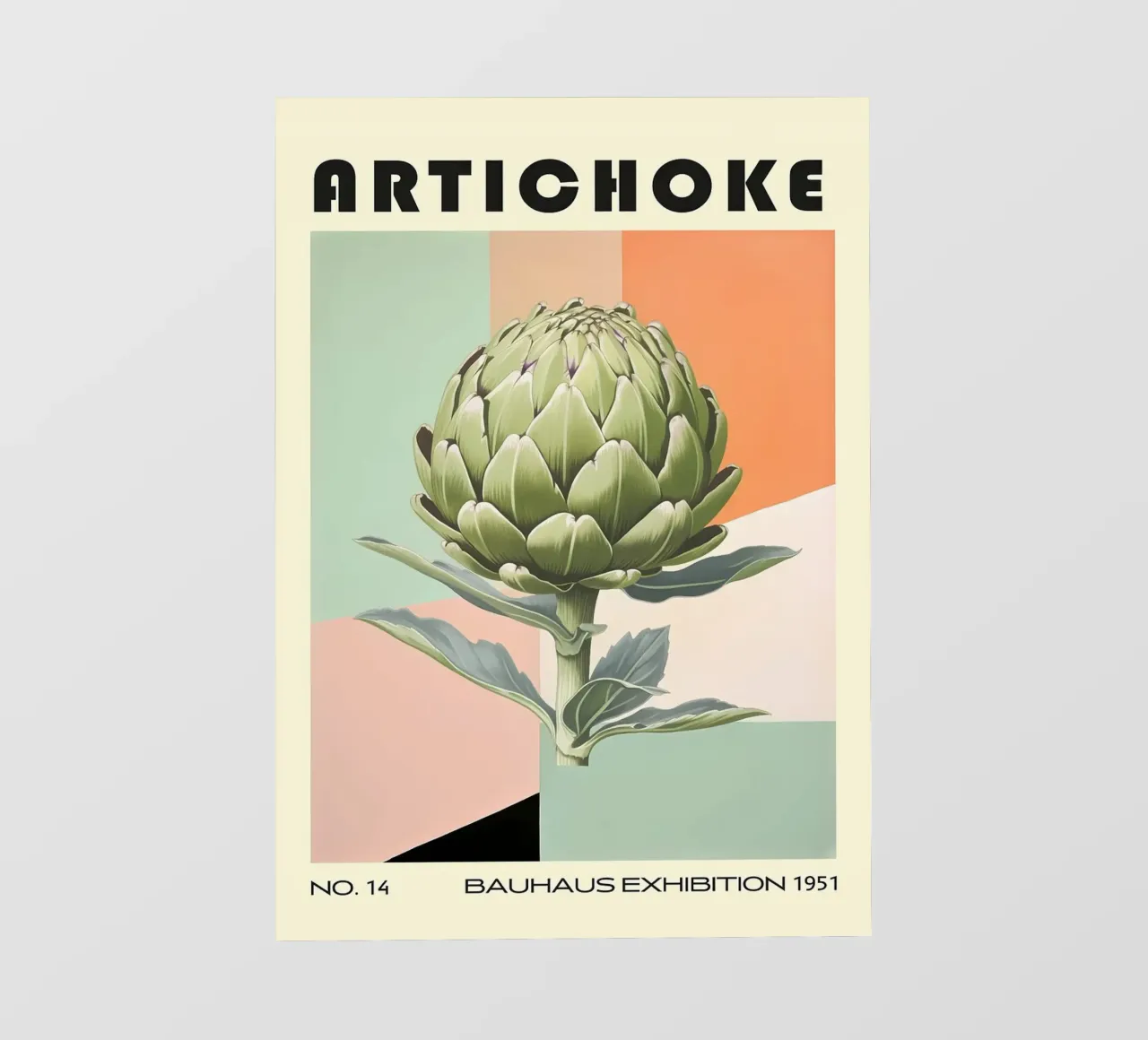 Verdure Bauhaus ai carciofi telo in pvc da kakaka