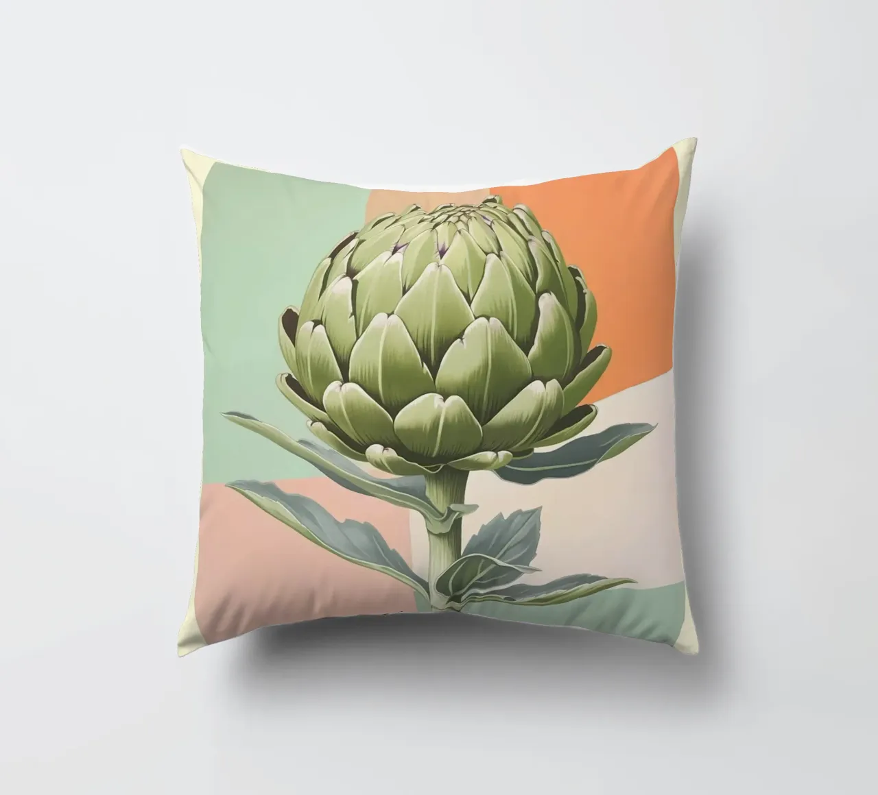 Verdure Bauhaus ai carciofi cuscino da kakaka
