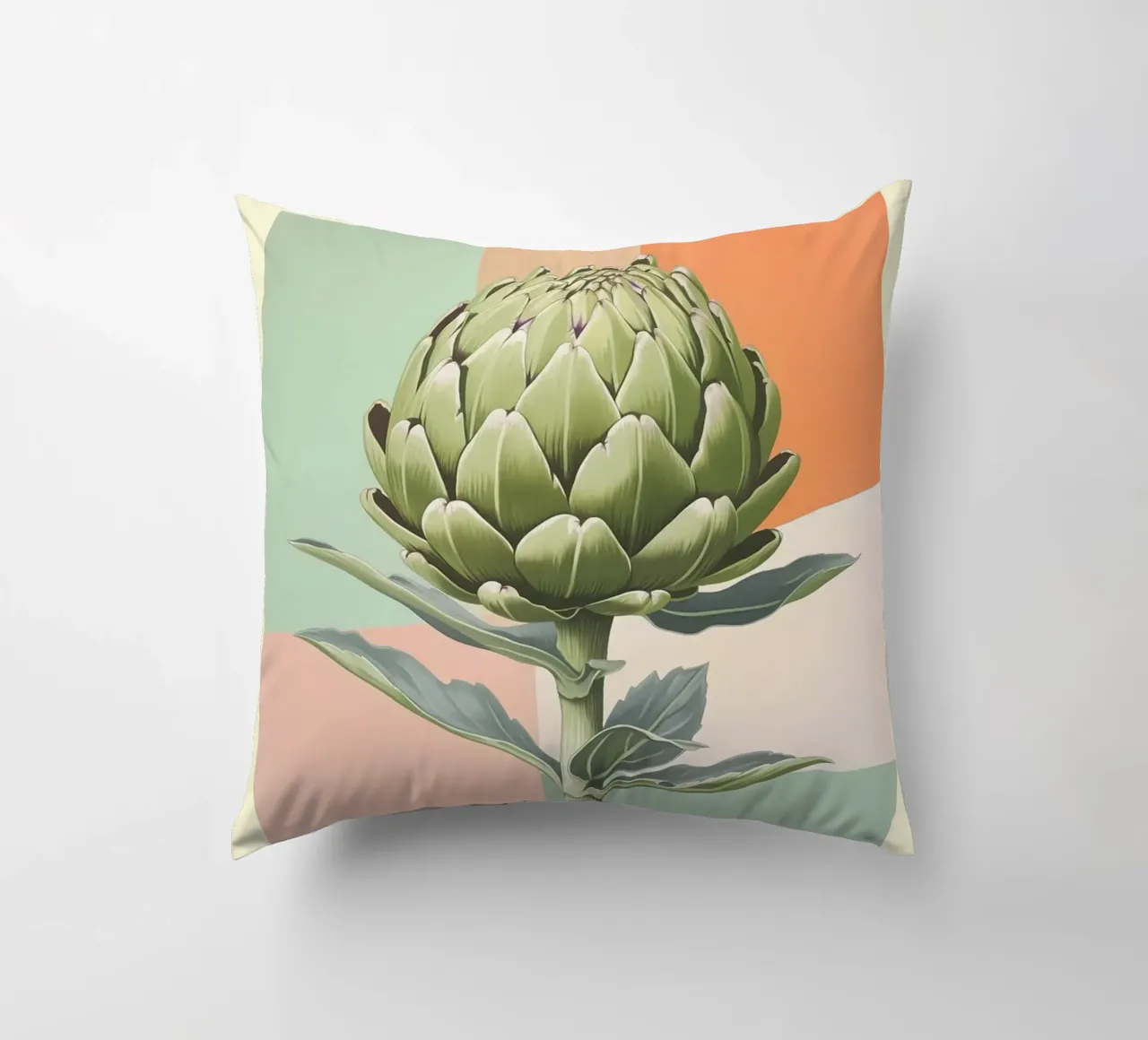 Verdure Bauhaus ai carciofi cuscino da kakaka
