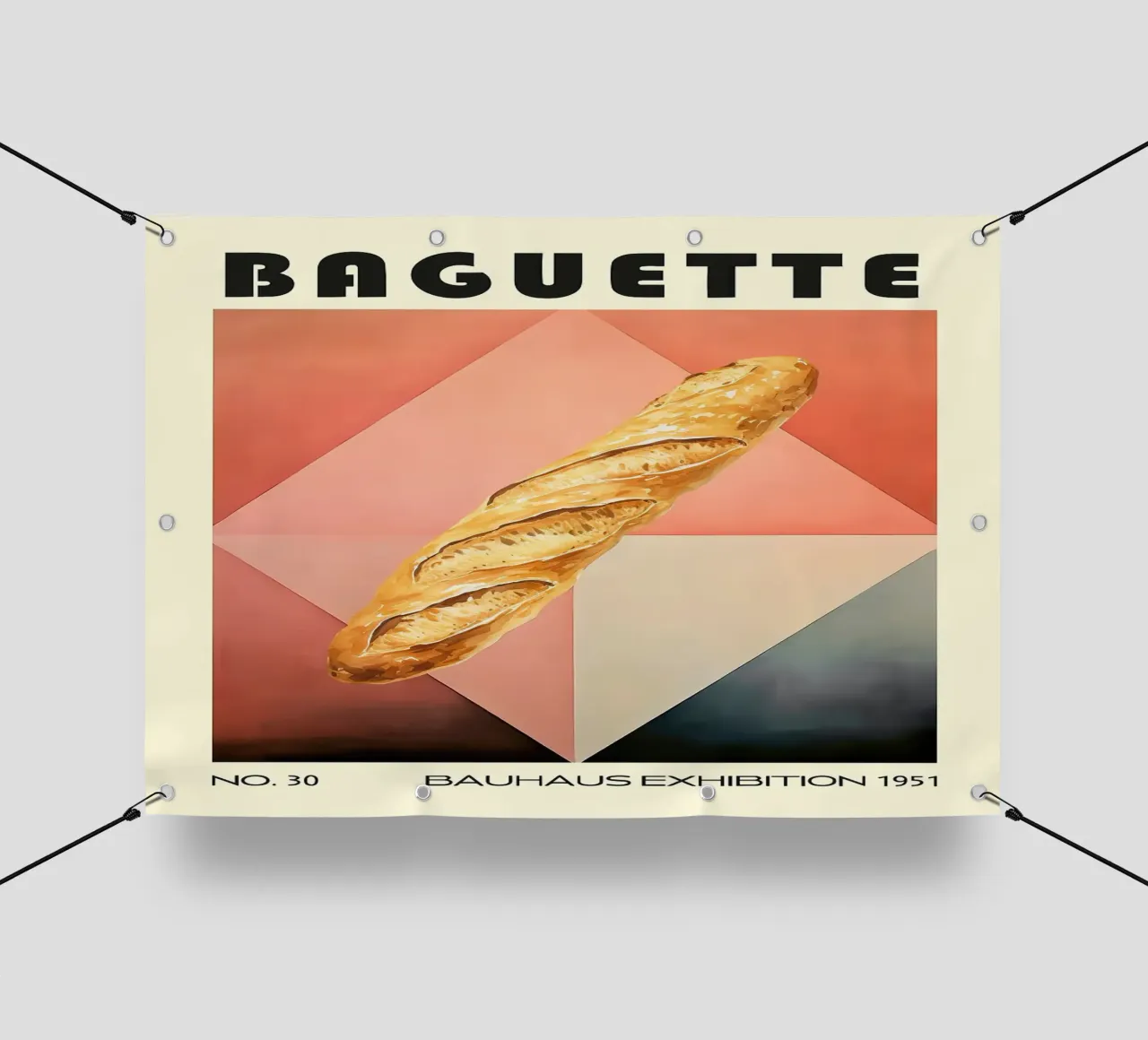 Baguette Bauhaus Pasticceria telo in pvc da kakaka