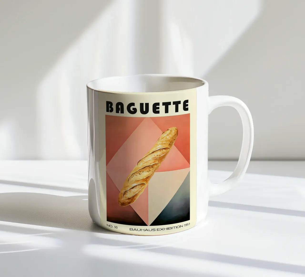 Baguette Bauhaus Pasticceria tazza in ceramica da kakaka