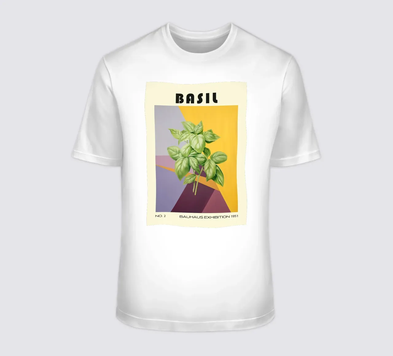 Basilico Cucina a base di erbe del metà del secolo t-shirt da kakaka