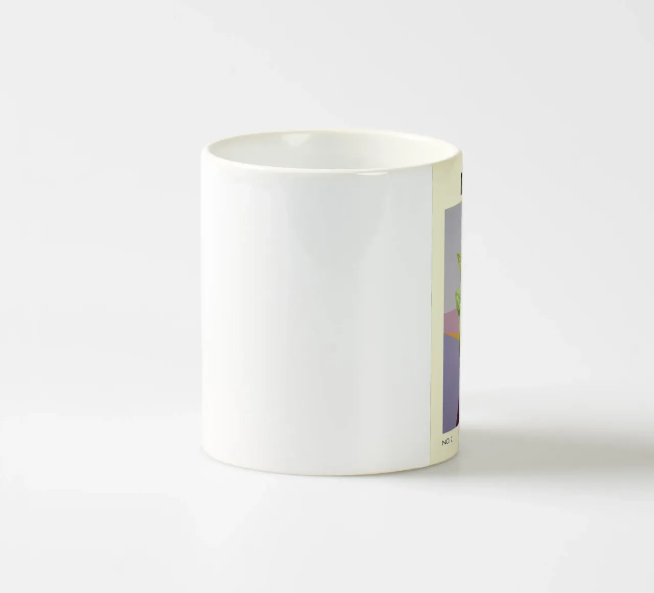 Basilico Cucina a base di erbe del metà del secolo tazza in ceramica da kakaka