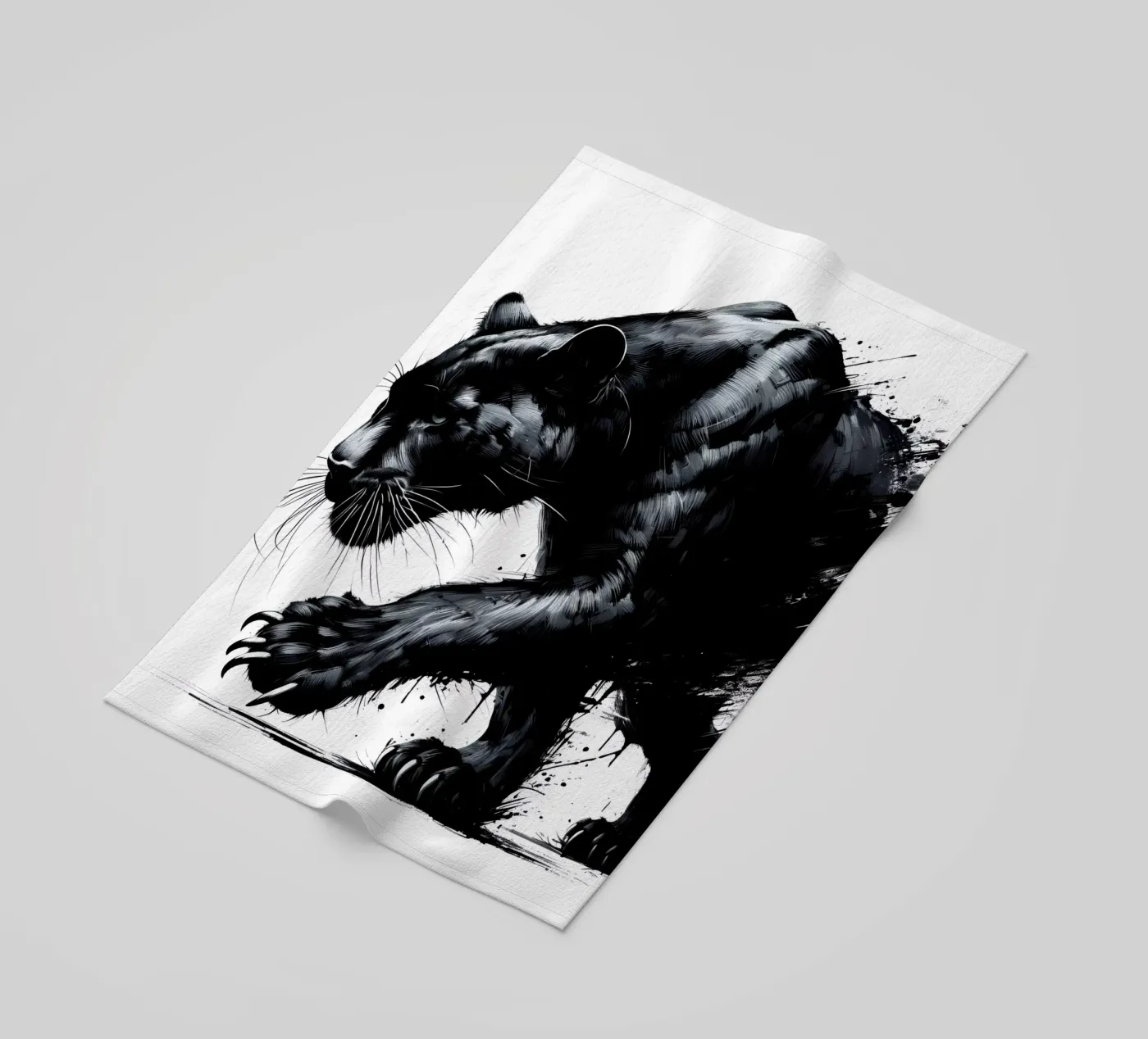 ELUSIVE BLACK PANTHER telo mare da ARTOMATIC