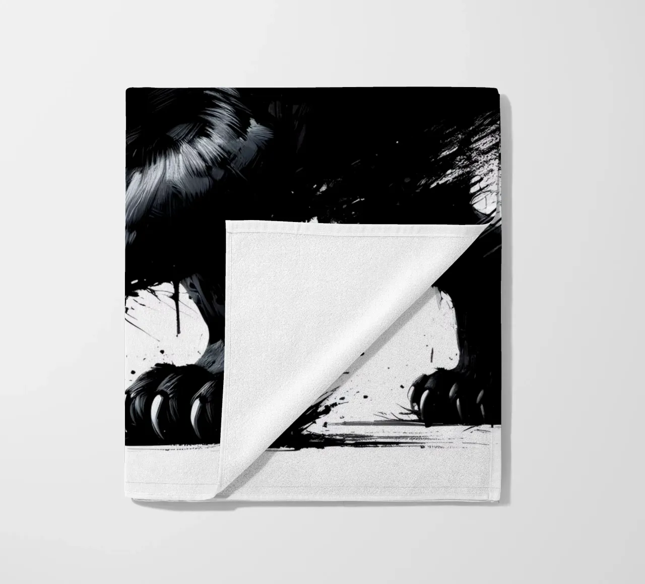 PANTERA NERA INAFFERRABILE telo mare da ARTOMATIC