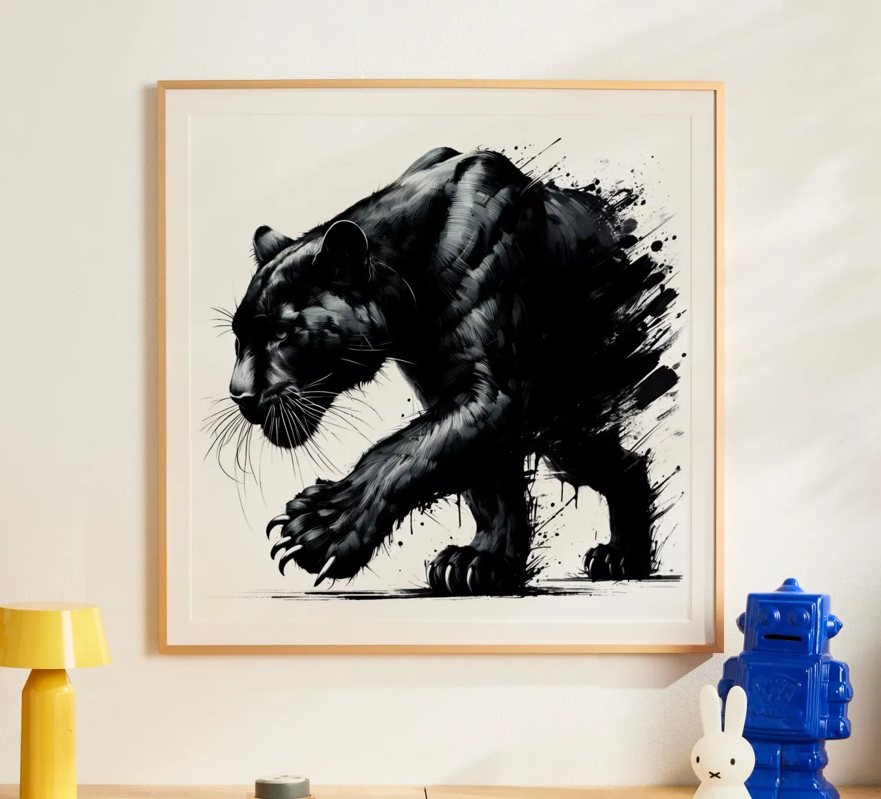 ELUSIVE BLACK PANTHER poster by ARTOMATIC