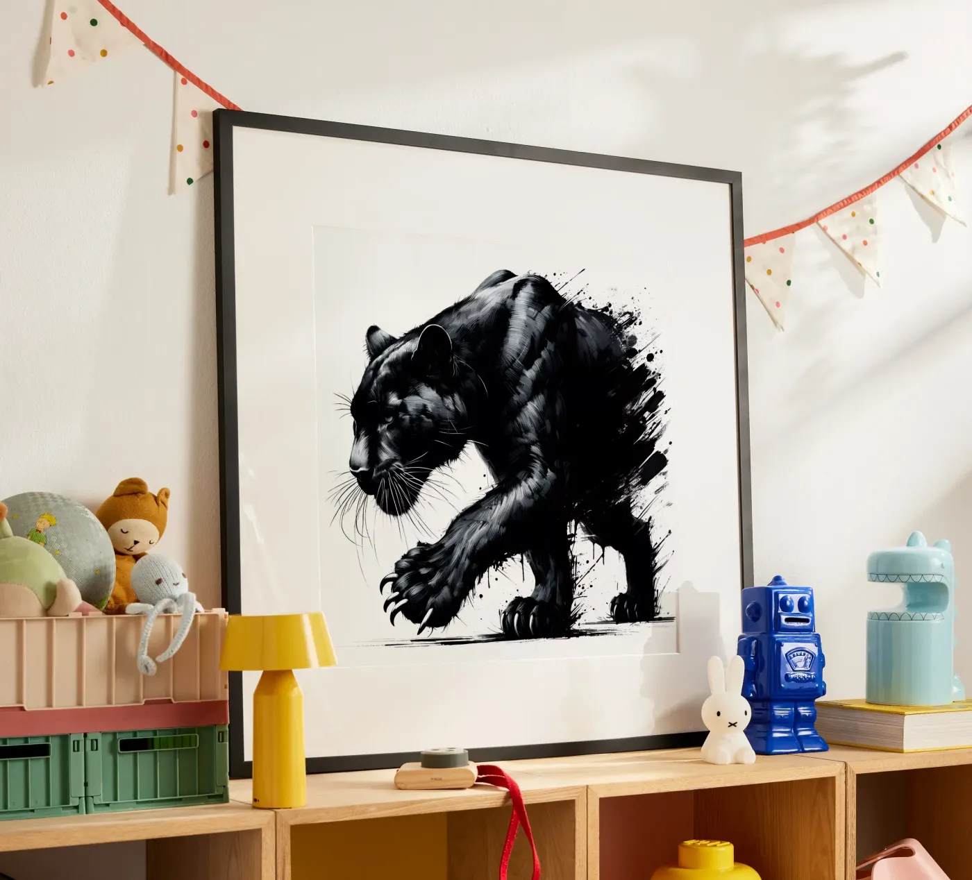 PANTERA NERA INAFFERRABILE poster da ARTOMATIC