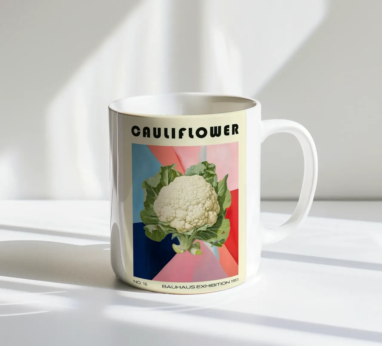 Cavolfiore Cucina di metà secolo tazza in ceramica da kakaka